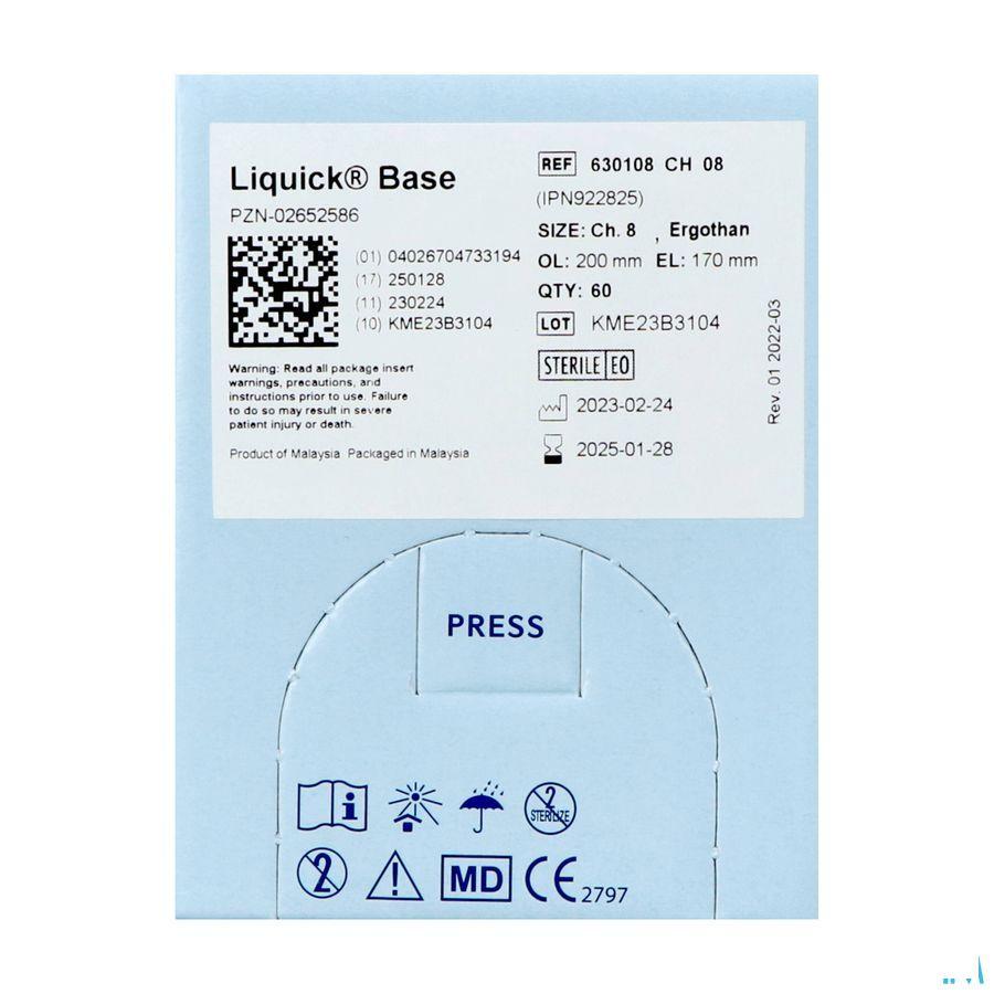 Liquick Base Ergoth.Blaassonde Ch08 20cm 60 630108