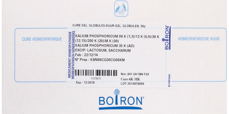 Kalium Phosphoricum Cure 6k-MK  -  Boiron