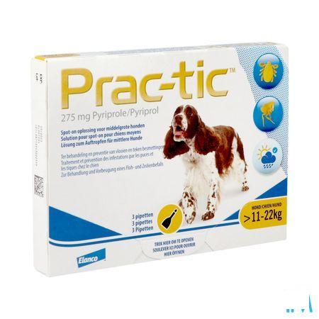 Prac-tic Spot-on Anti vlo-teek Hond Middel .1x3