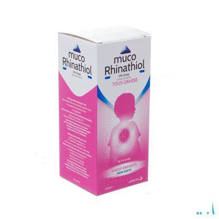 Muco Rhinathiol 2% Siroop Inf zonder suiker 200 ml