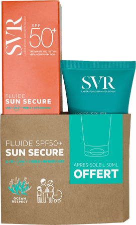 Svr Sleeve Sun Secure Fluide Ip50+ & A/Sun 50 ml Grat