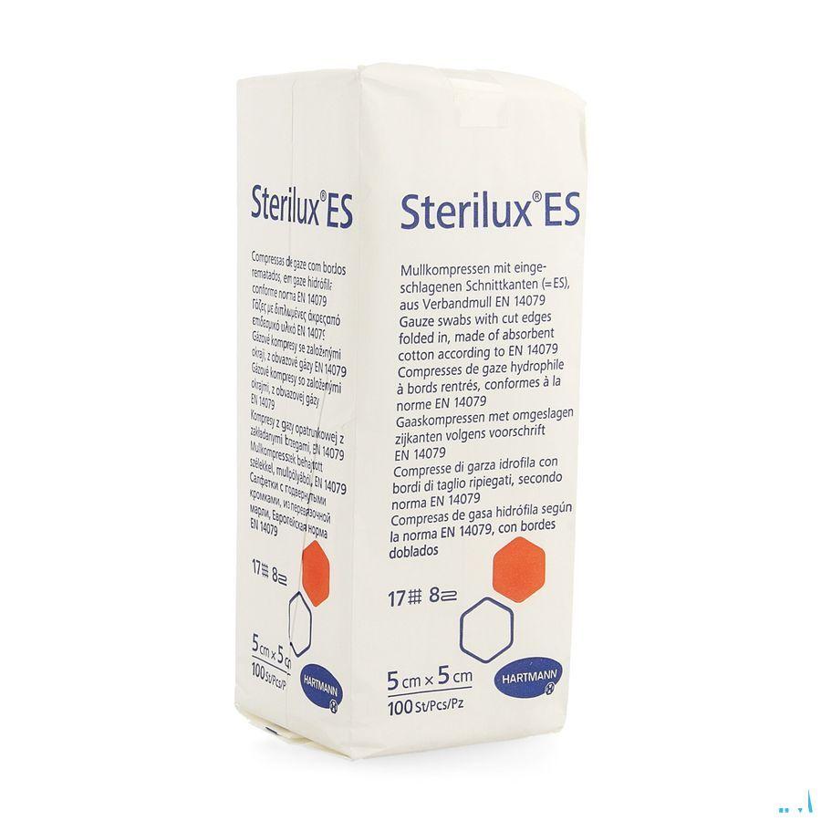 Sterilux Es 5x5cm 8l.nst. 100 P/s  -  Hartmann