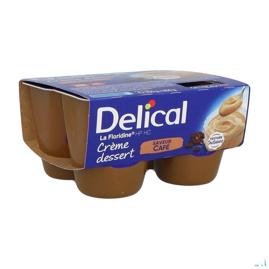 Delical Creme Dessert La Floridine Koffie 4 x 200 gr