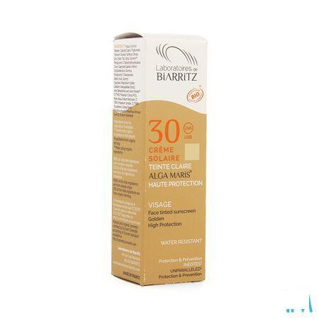 Alga Maris Creme Solaire Visage Ip30 Clair 50 ml