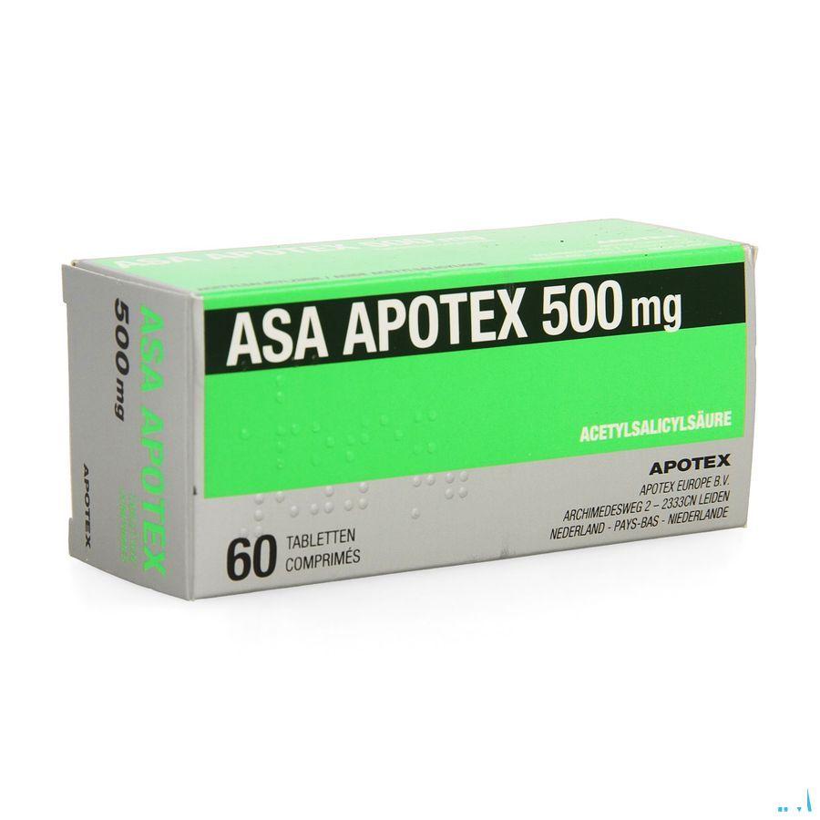 Asa Apotex 500 mg Tabletten 60 X 500 mg