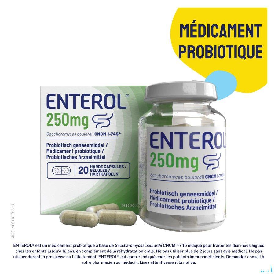 Enterol 250 mg Capsule Harde Dur 50 X 250 mg