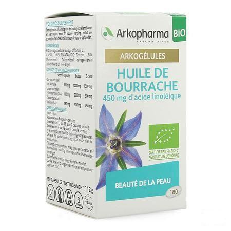 Arkogelules Huile De Bourrache Bio 180 G  -  Arkopharma