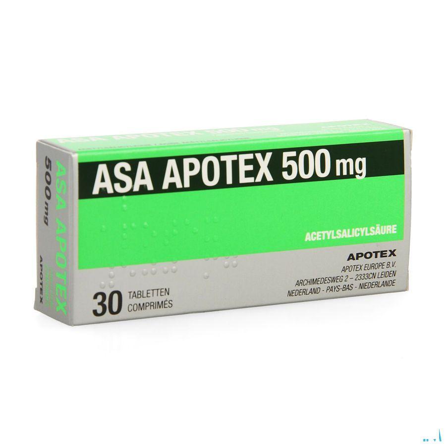 Asa Apotex 500 mg Tabletten 30 X 500 mg
