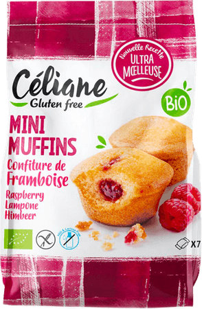 Celiane Cakeje Met Hart Framboos zonder glut. 200 gr 4087  -  Revogan
