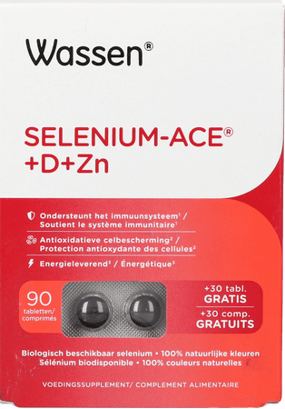 Selenium-Ace+D+Zn Comp 90 + Comp 30-Wassen Revogan