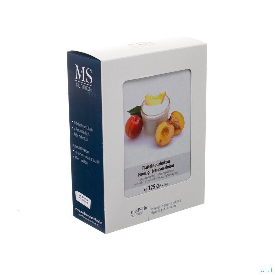 Medskin Plattekaas Abrikoos Zakje 5  -  Medskin Nutrition