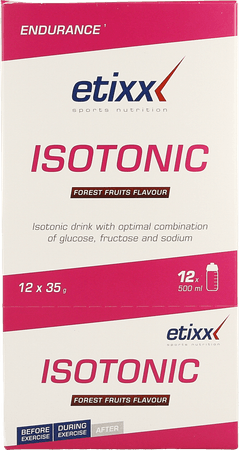 Etixx Isotonic Forest Fruit 12X35 g  -  Ceres Pharma