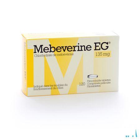 Mebeverine EG 135 mg Filmomhulde Tabletten 120 X 135 mg  -  EG