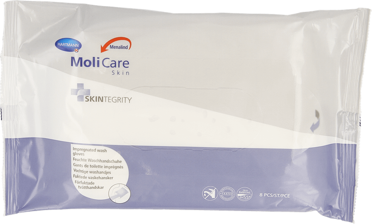 Molicare Skin Gants Toilette 8 P/s  -  Hartmann