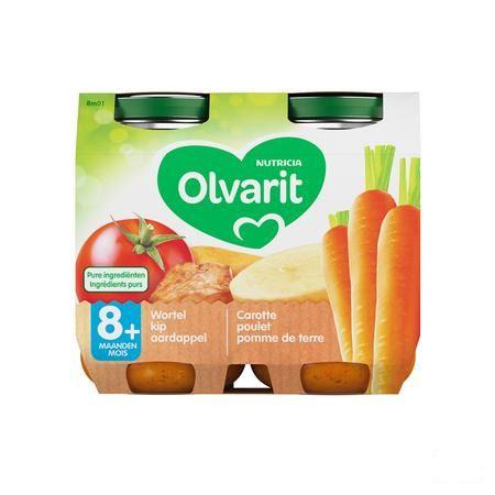 Olvarit Wortel Kip Puree 2x200 gr 8m01  -  Nutricia