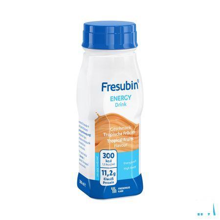 Fresubin Energy Drink Fruits Tropicaux Flacon 4x200 ml  -  Fresenius