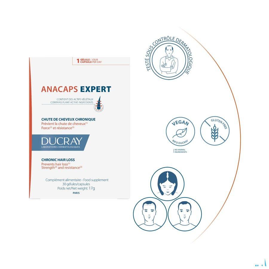 Ducray Anacaps Expert Progres. Haarutival Caps 90