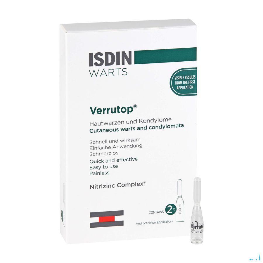 Isdin Verrutop Warts Oplossing Ampullen 4x0,1ml  -  Isdin