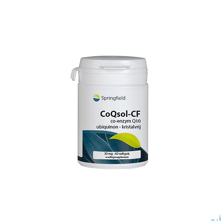 Coqsol Cf 30 mg Springfield Softgels 60  -  Springfield Nutraceuticals