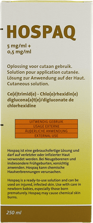 Hospaq 5Mg/ ml + 0,5Mg/ ml Sol Cutanee 1X250 ml  -  Qualiphar