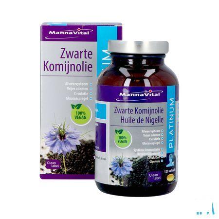 Mannavital Omega 3 Huile Nigelle V-Caps 120