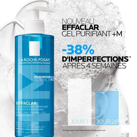 Effaclar Gel Moussant Purifiant 200 ml  -  La Roche-Posay