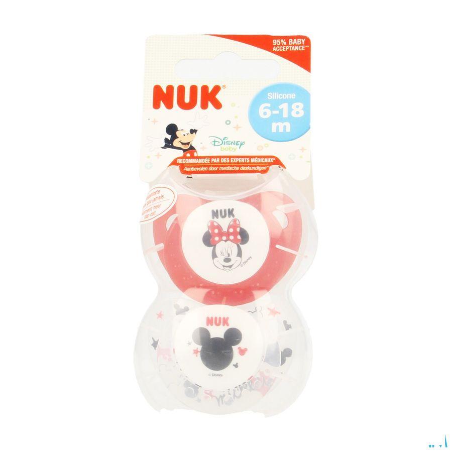 Nuk Sucettes 2 Trendline Minnie 6-18m 2  -  Eureka Pharma