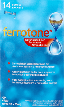 Ferrotone Zakje 14x20 ml