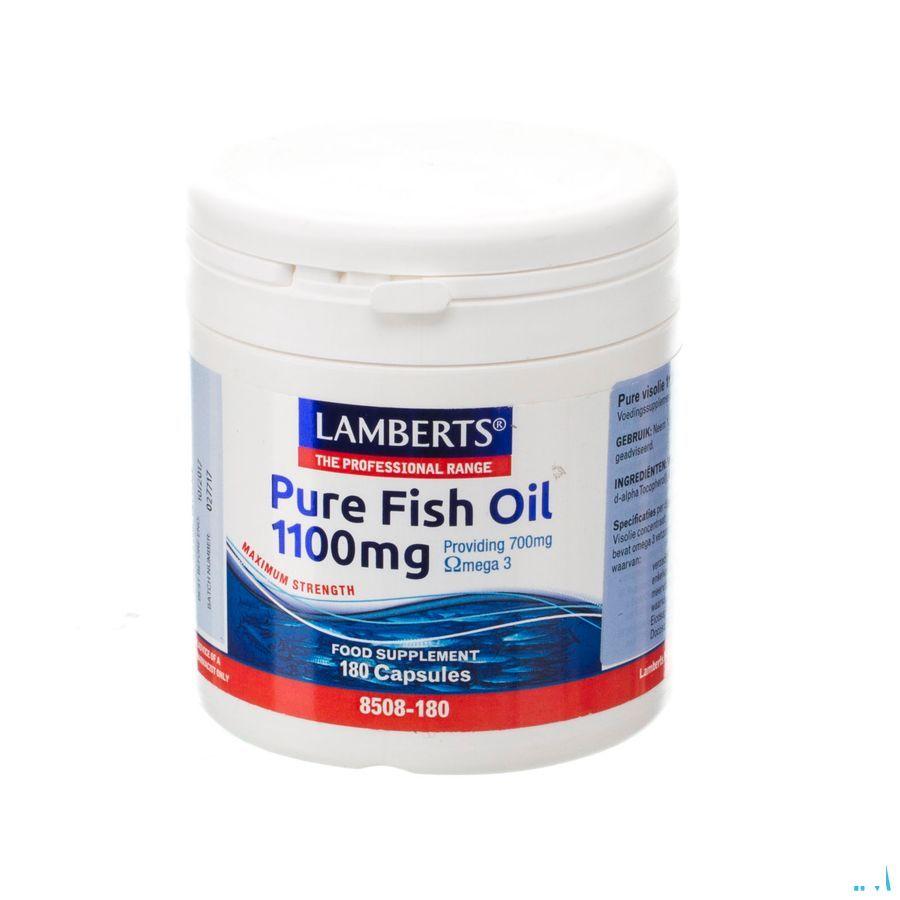 Lamberts Huile Poisson Pur 1100 mg Capsule 180  -  Health Benefits 08