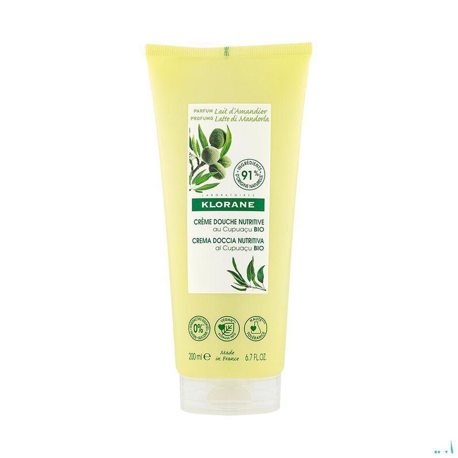 Klorane Lichaam DoucheCreme Amandelmelk 200 ml