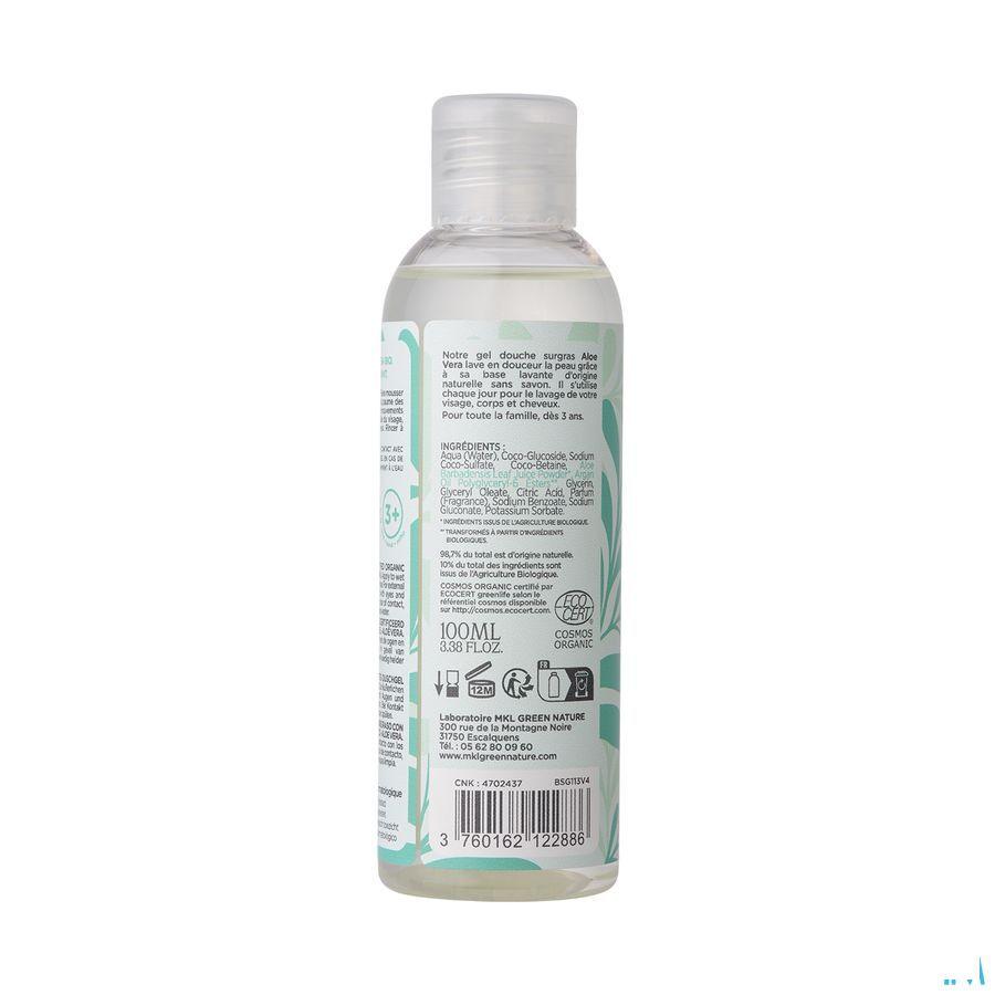 Mkl Douchegel Bio Aloe Vera Fl 100 ml