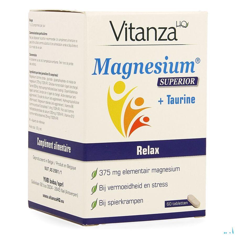 Vitanza Hq Magnesium Superior Comprimes 60  -  Yvb
