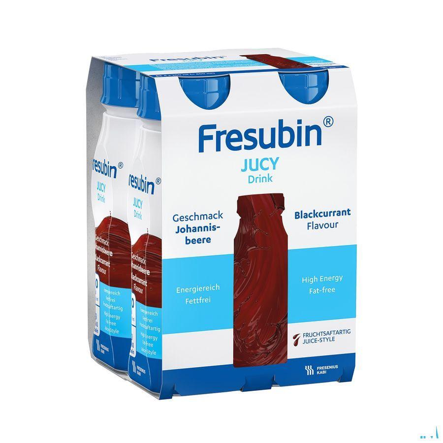 Fresubin Jucy Drink Cassis Easy Bottle 4x200 ml  -  Fresenius