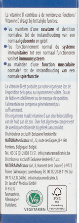 Vitamine D3 Forte Flacon 20 ml  -  Natura Medicatrix