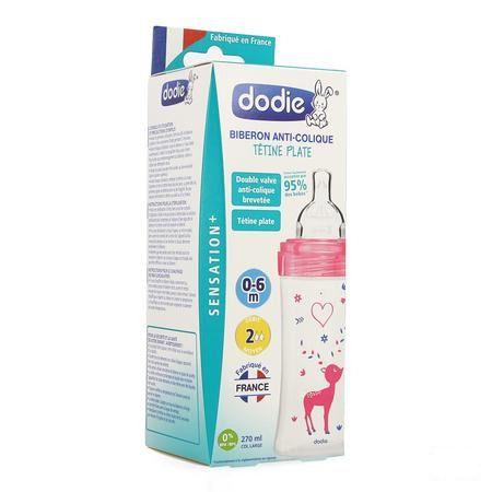 Dodie Zuigfles Sensation + Fush Meisje 270 ml