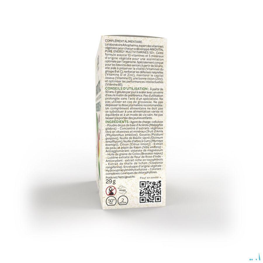 Arkovital Pure Energy 50 + Capsule 60  -  Arkopharma