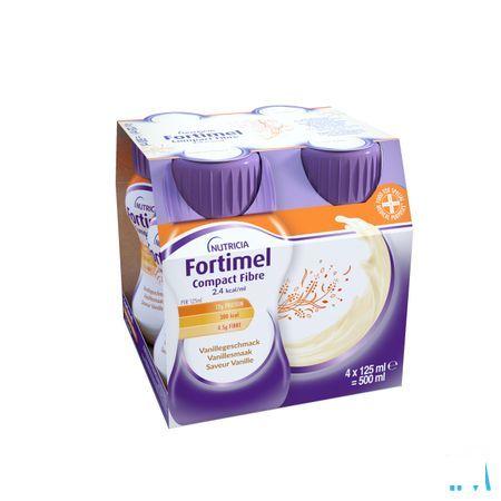 Fortimel Compact Fiber 2.4Kcal Vanille 4 x 125 ml