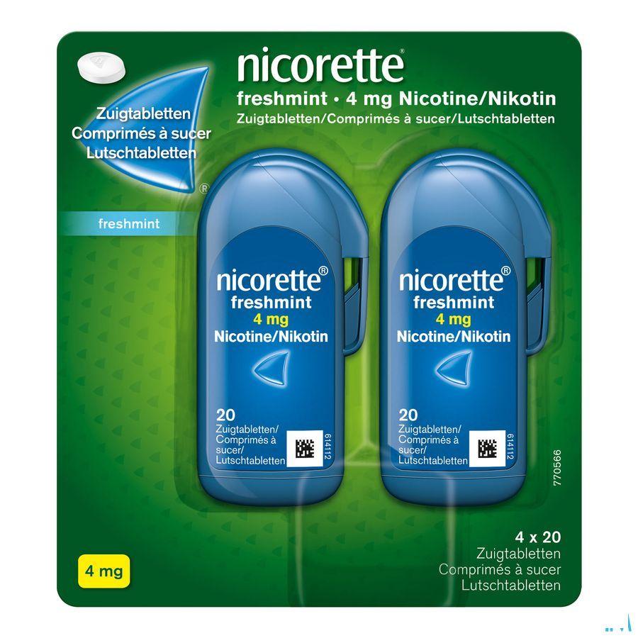 Nicorette Freshmint Comprimes A Sucer 80x4 mg
