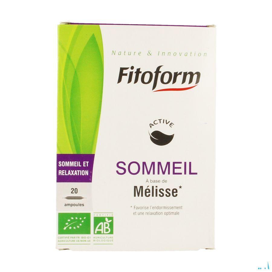 Slaap Ampullen 20x10 ml Fitoform  -  Bioholistic Diffusion