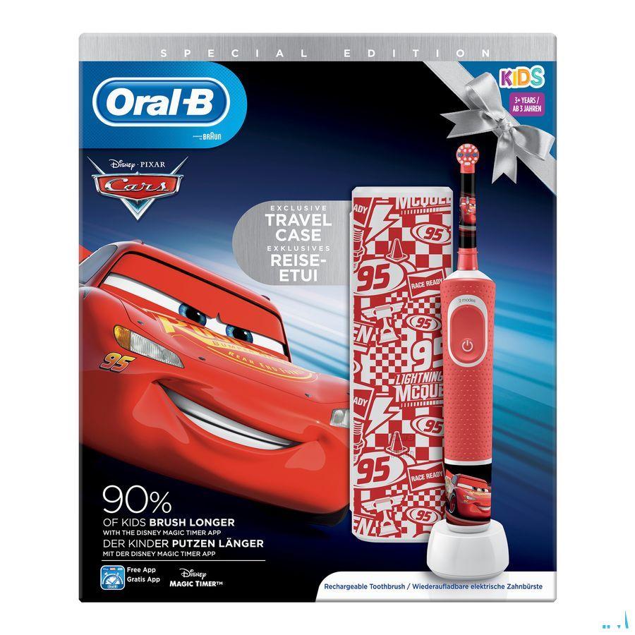Oral-B D100 Cars + Travelcase Gratis