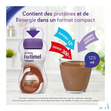 Fortimel Compact Aardbei 4x125 ml  -  Nutricia