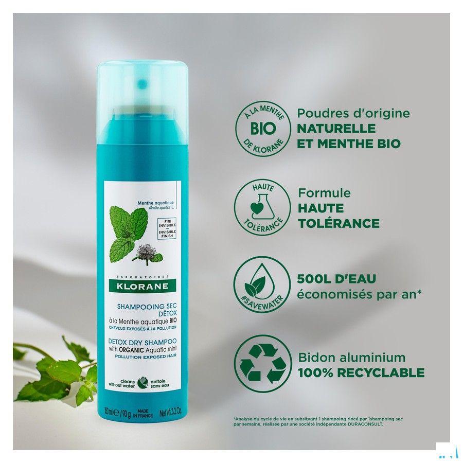 Klorane Capil. Shampooing Sec Menthe Spray 150 ml