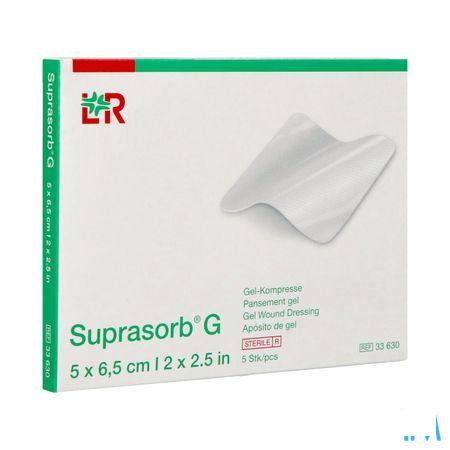 Suprasorb G Compresse 5x6,5cm 5 33630  -  Lohmann & Rauscher