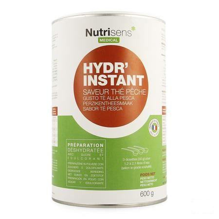 Hydr'instant Perzikthee 600 gr  -  Nutrisens Medical