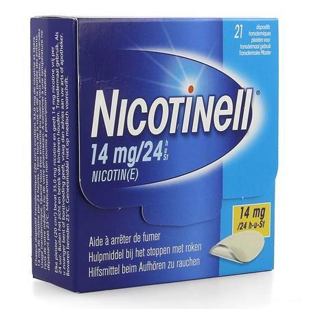 Nicotinell 14 mg/24U Pleister Transdermaal 21