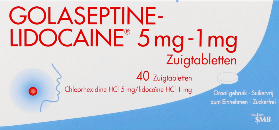 Golaseptine Lidocaine Zuigtabl 40