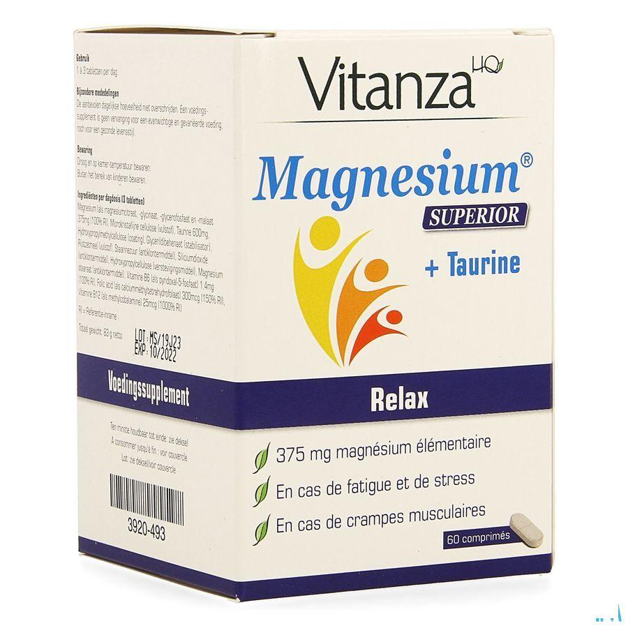Vitanza Hq Magnesium Superior Comprimes 60  -  Yvb