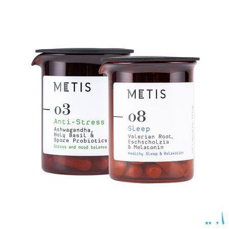 Metis Sleep 08  &  A/Stress 03 Duo V-Caps 30 x 2