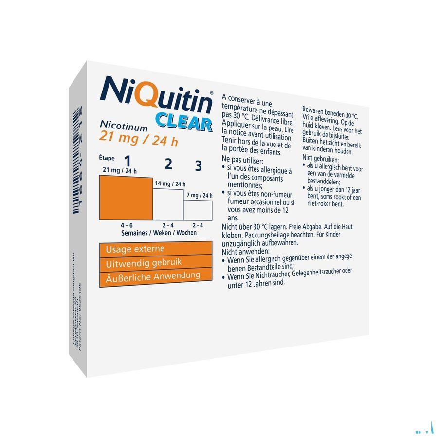 Niquitin Clear Patches 14 X 21 mg