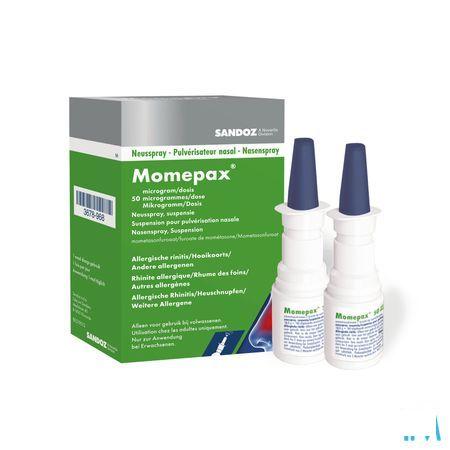 Momepax 50Mcg Susp Pulv Nasal 2X140 Doses